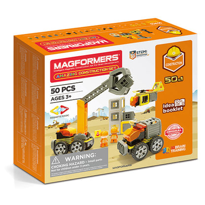 Set magnetic Magformers, Uimitorul set de construit pe santier