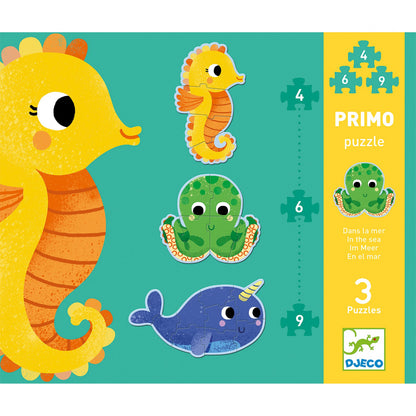 Set puzzle-uri evolutive In ocean, Djeco