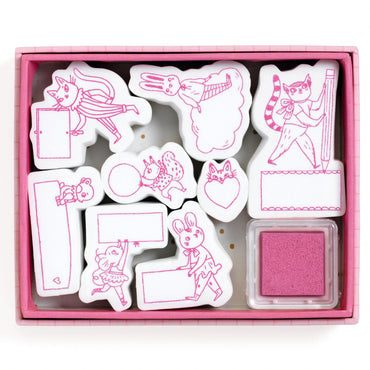 Set stampile mesaje Lucille, Djeco