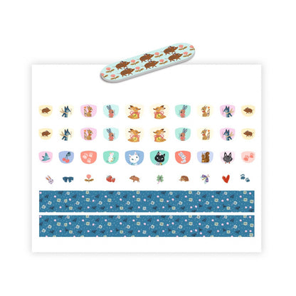 Stickere pentru unghii model animalute, Djeco