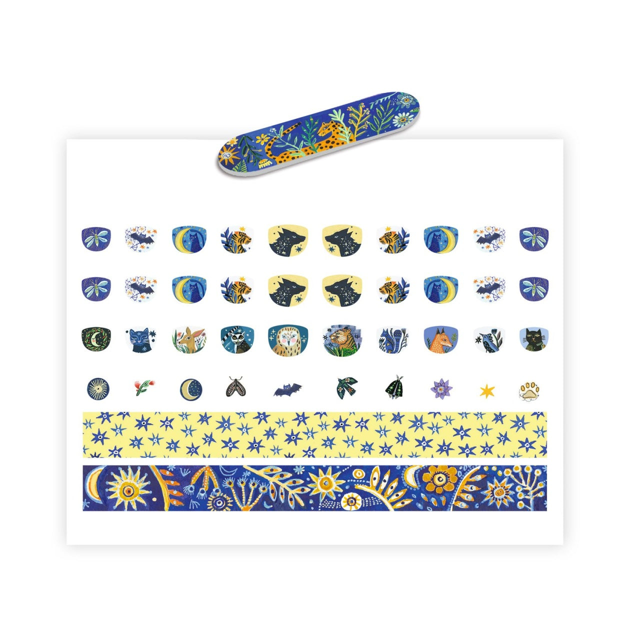 Stickere pentru unghii model Reflectia lunii, Djeco