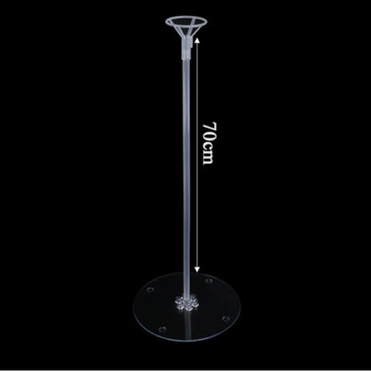 Suport de Masa pentru Baloane, ANGELBEAR, Accesoriu Decorativ, din Plastic, 70 cm, Transparent