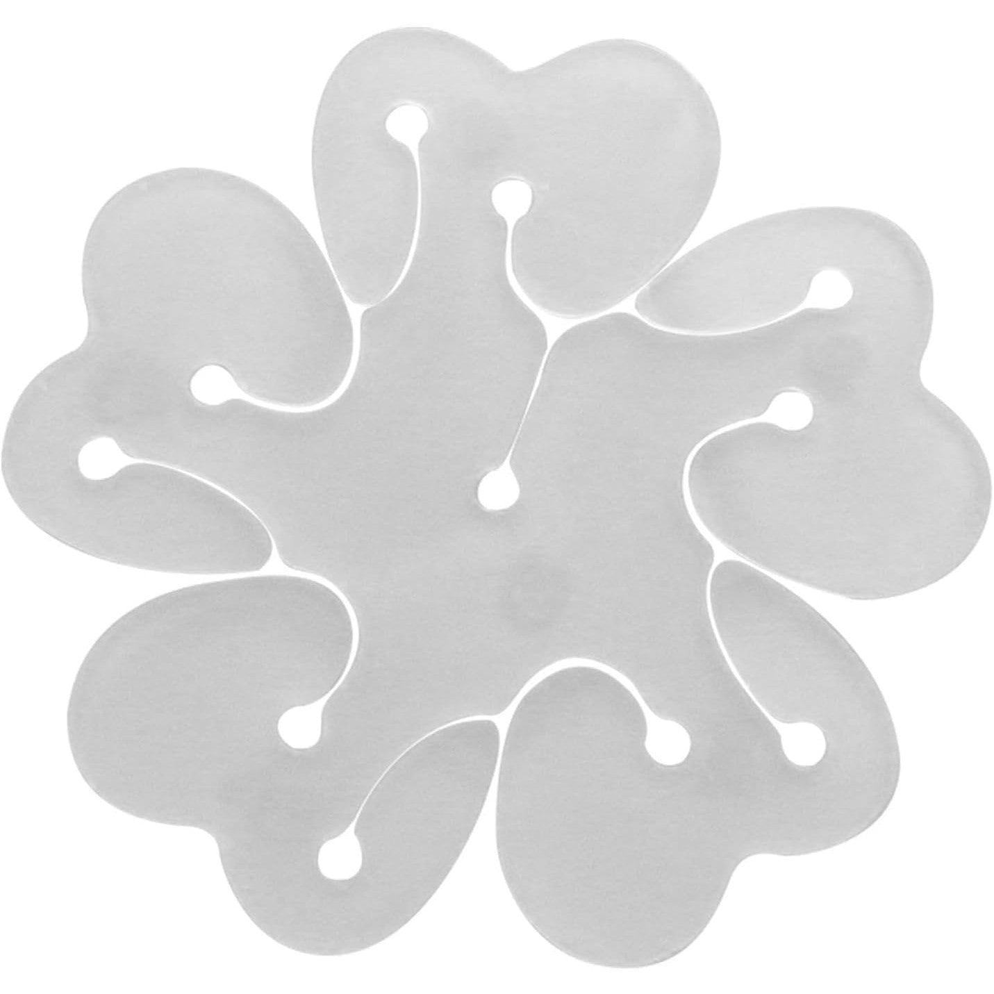 Suport pentru Baloane, ANGELBEAR, Care Formeaza o Floare, cu Doua Straturi, pentru 11 Baloane, 8x8cm, 4.6g