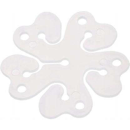Suport pentru Baloane, ANGELBEAR, care Formeaza o Floare, cu Un Singur Strat, pentru 6 Baloane, 6x6cm, 2.7g