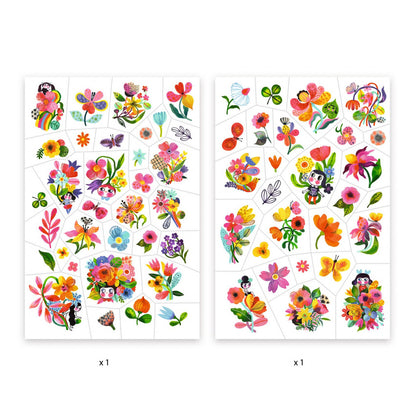 Tatuaje Flori colorate, Djeco