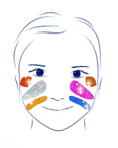 Trusa make-up culori metalice non alergice, Djeco