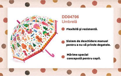 Umbrela pentru copii Excursie, Djeco